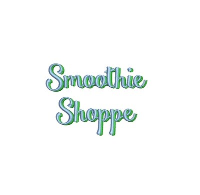 Smoothie Shoppe Shadow ESA font