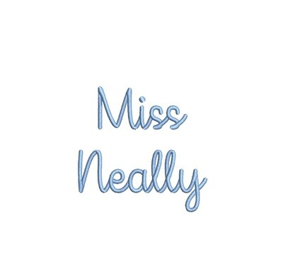 Miss Neally Regular ESA Font