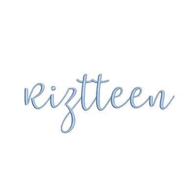 Riztteen Regular ESA Font