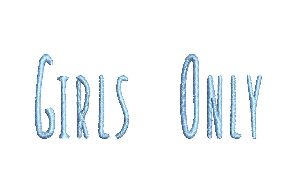 Girls Only ESA Font