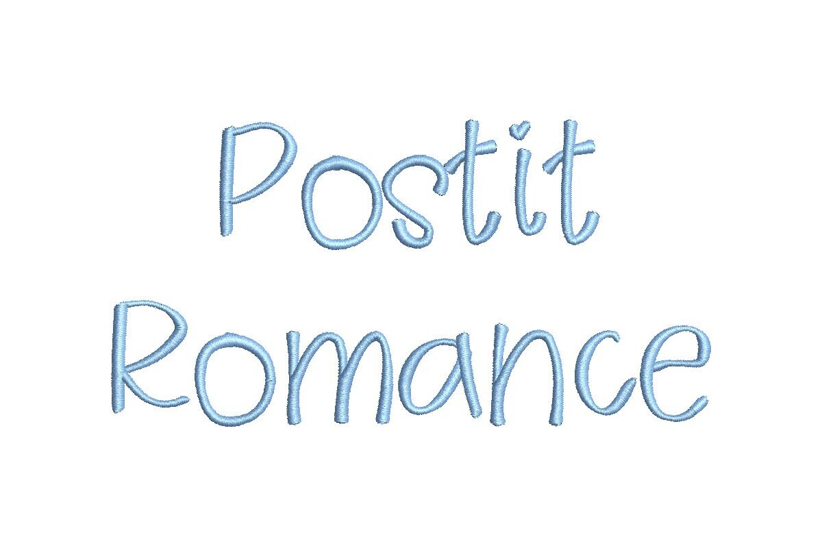 Postit Romance ESA Font