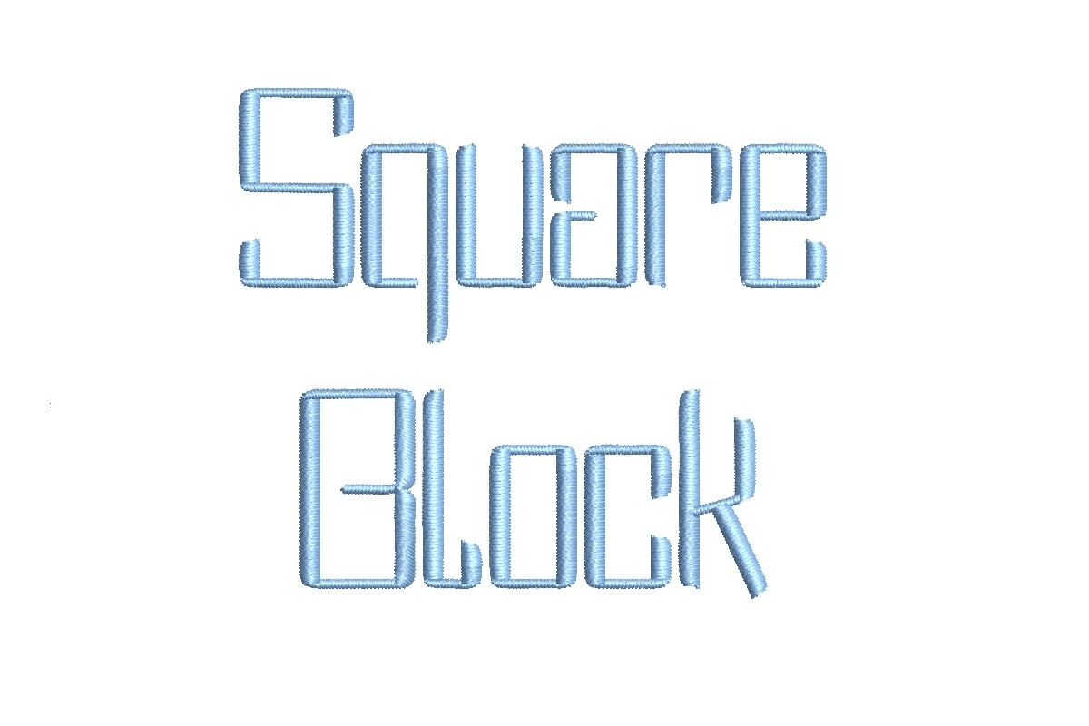 Square Block ESA Font