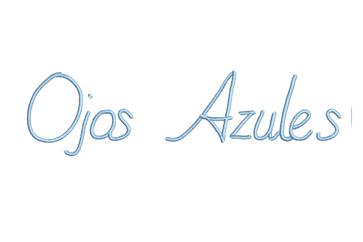 Ojos Azules Medium ESA Font