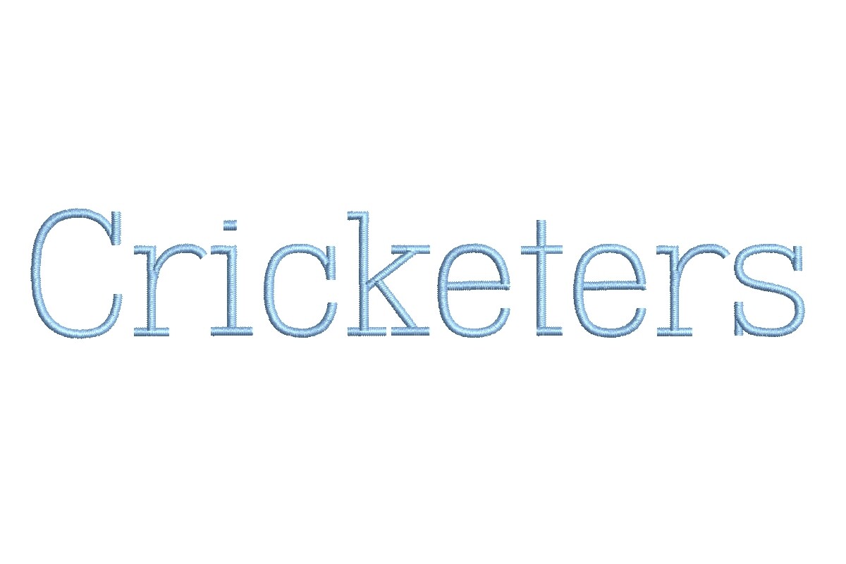 Cricketers ESA Font
