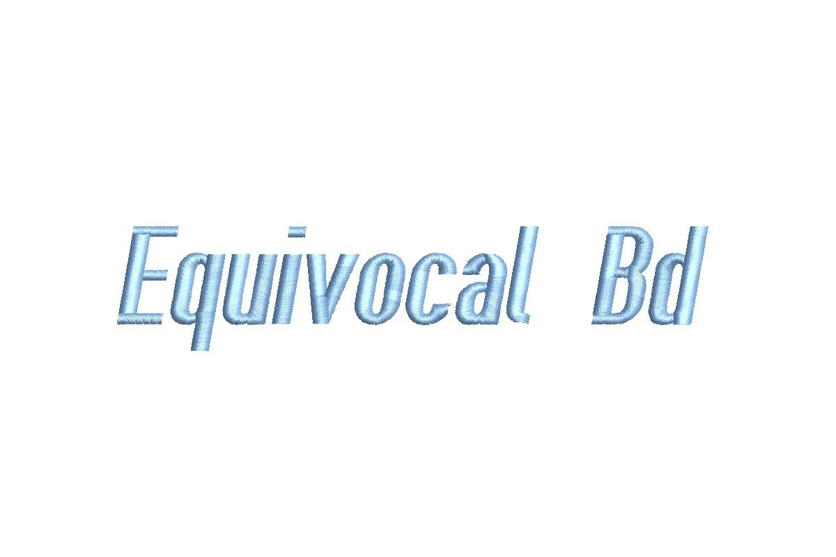 Equivocal Bd ESA Font