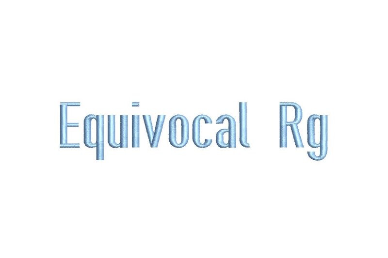 Equivocal Rg ESA Font