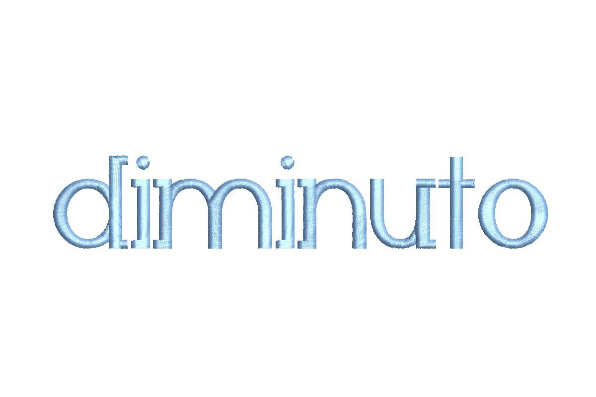 Diminuto Rg ESA Font