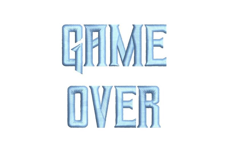 Game Over ESA Font