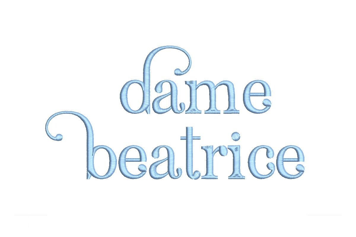 Dame Beatrice ESA Font