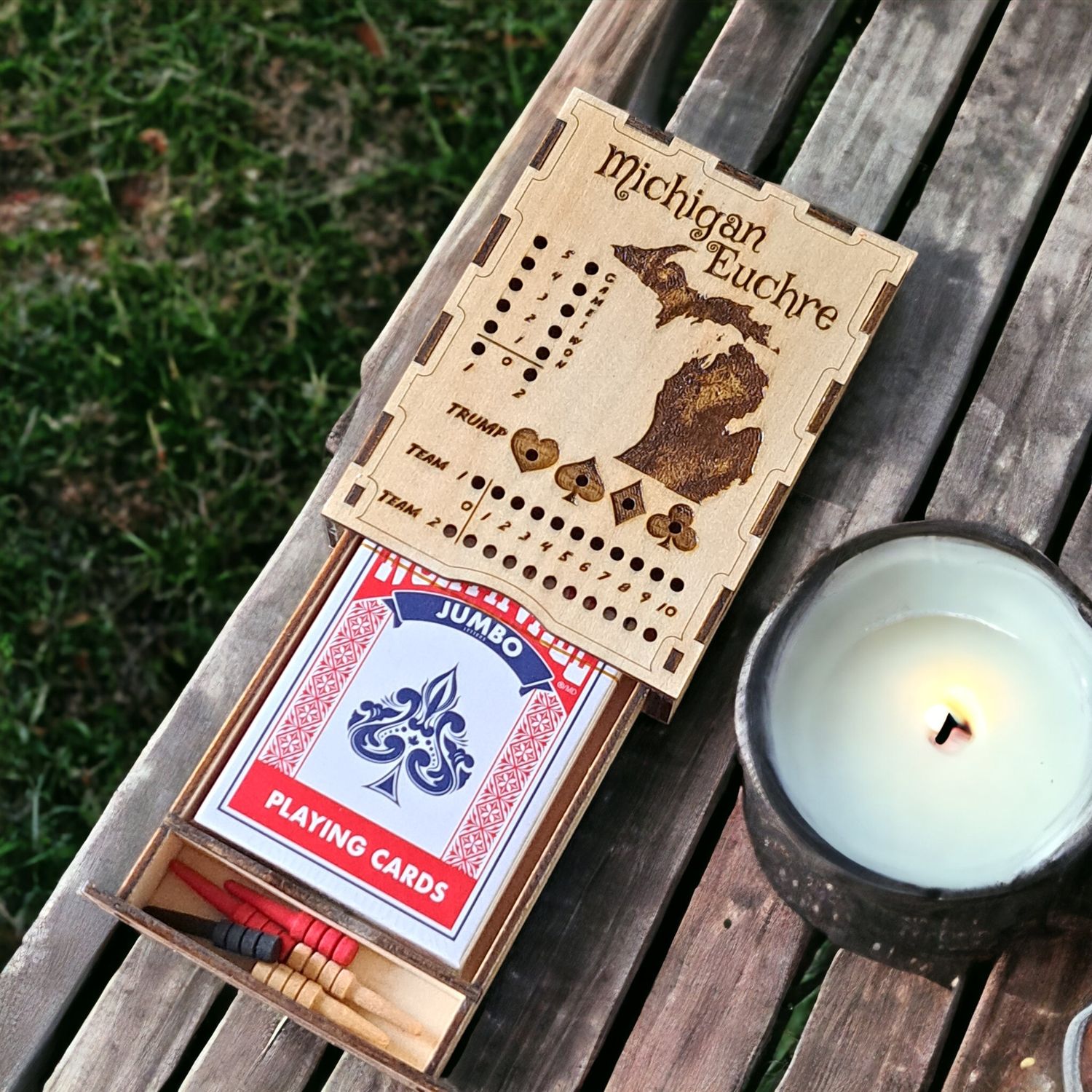 Euchre Score Box