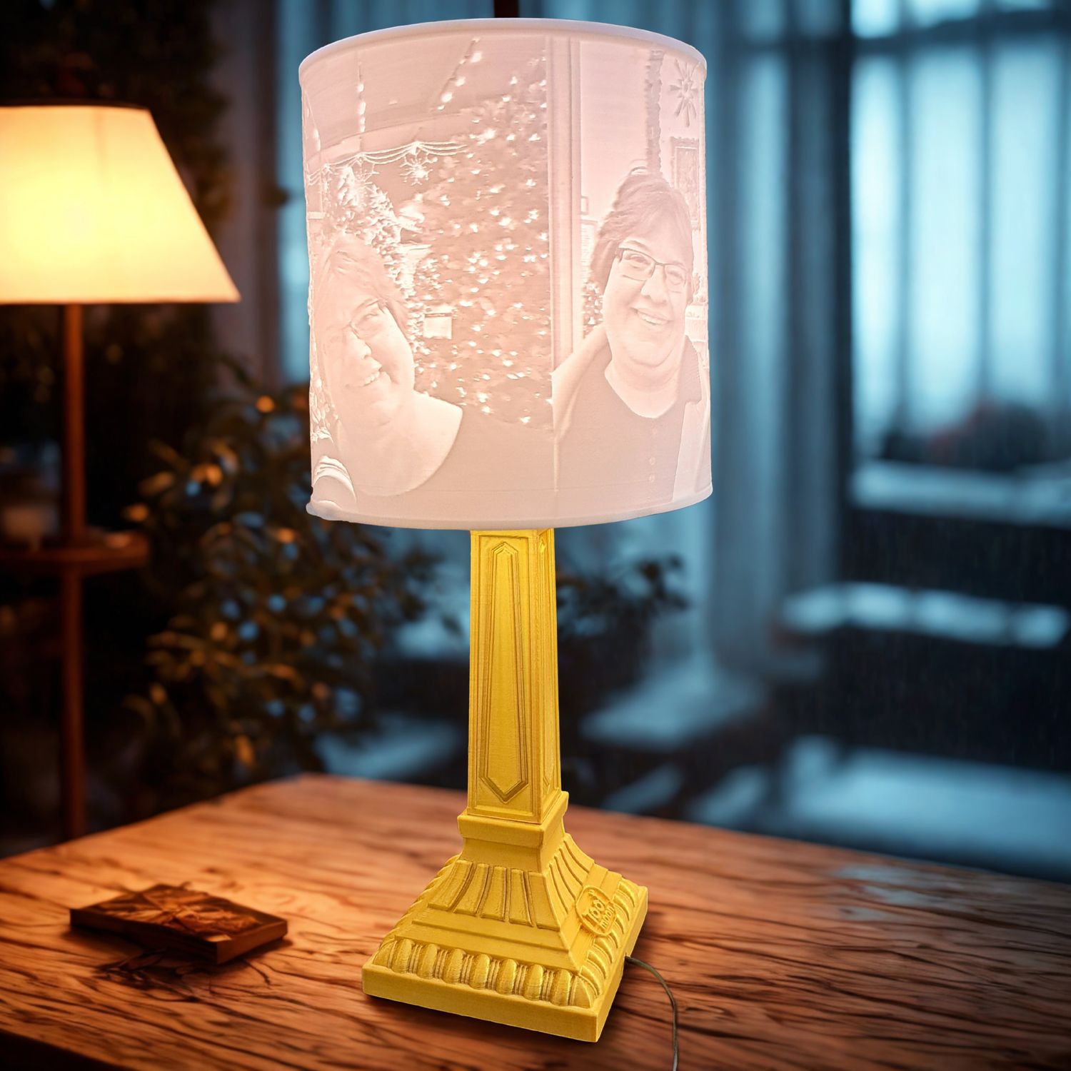 Personalized Lithophane Table Lamp