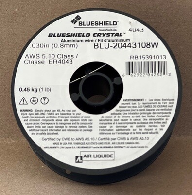 Blueshield Crystal Aluminum Wire, 0.8mm, 1lb