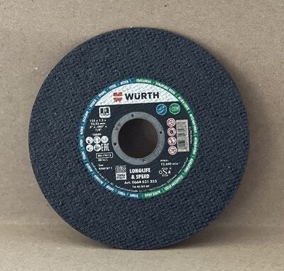 Wurth Cutting Discs, 5"x.045"x7/8"
