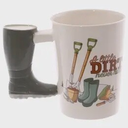 MUG CERAMIC GARDEN WELLINGTON