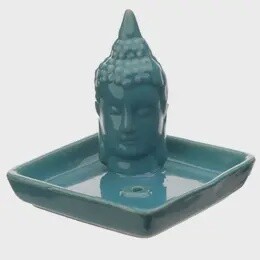 INCENSE STICK AND CONE BUDDHA DISH