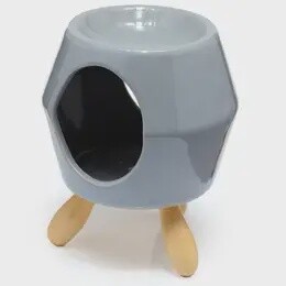 OIL BURNER CERAMIC ABSTRACT EDEN GREY