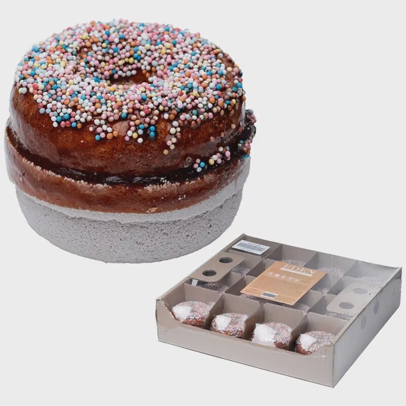 BATH BOMB TOFFEE AND CARAMEL DONUT