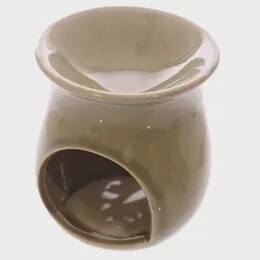 OIL BURNER CERAMIC LEAF FRETWORK