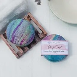 SOAP FELTED ORANGE SUNSET