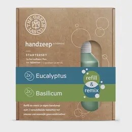 HAND SOAP STARTER SET EUCALYPTUS BASIL