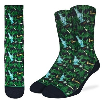 SOCKS MENS WEED AND BONG