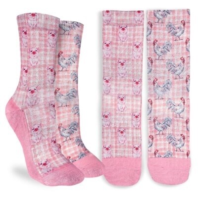 SOCKS WOMENS CHICKENS AND PIGS