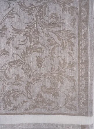 TEA TOWEL ARABESQ GREEN GRAY PORTUGAL