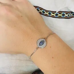 BRACELET EVIL EYE SILVER