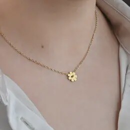 NECKLACE 18K DAISY