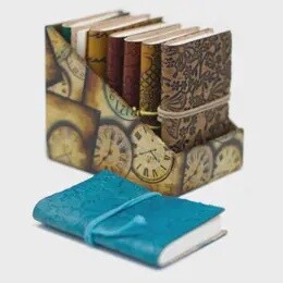 NOTEBOOK MINI LEATHER 4X3