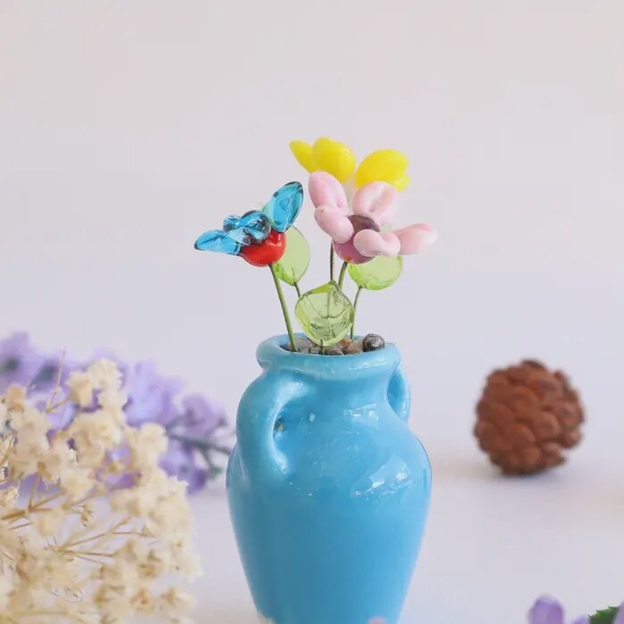 Murano Glass Mini flower vase hand blown