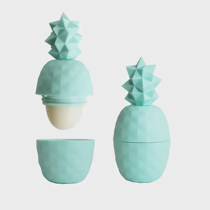 LIP BALM TEAL PINEAPPLE - KEY LIME FLV