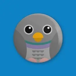 Little Round Bird badge
