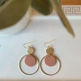 HAYLEY CLAY DANGLE EARRING