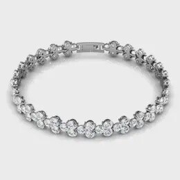 PRINCESS SILVER AND CRYSTAL BRACELET