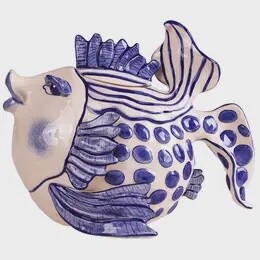 DELFT FISH TEAPOT