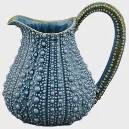 BLUE URCHIN WATER PITCHER