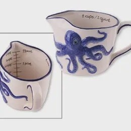 BLUE OCTOPUS MEASURING CUP