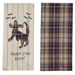 SHAKE YOUR BOOTY SET/2 TEA TOWELS
