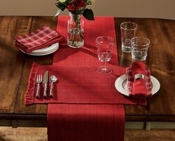 PLACEMATS RED CLOTH