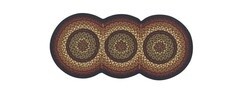 BRAIDED TABLE RUNNER FOLK 15X34