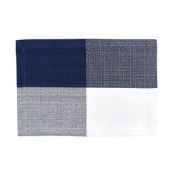 BLOCK CHECK WOVEN PLACEMAT