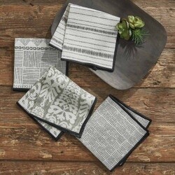 URBAN PRINTED DISH CLOTHES SET/4