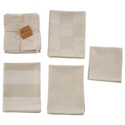 STONEWASH TEATOWEL/DISH CLOTH SET