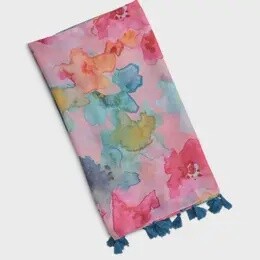 MIRAGE RECYCLED FLORAL SCARF