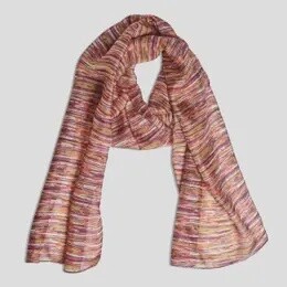 SILK SCARF SHORE PLUM
