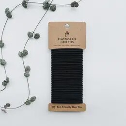 ORGANIC BIODEGRADABLE PLASTIC FREE HAIR TIES