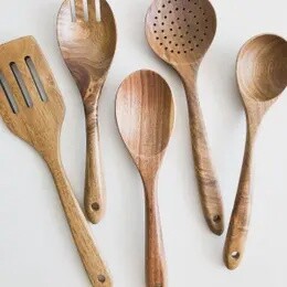 ACACIA WOOD UTENSIL SET