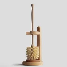 PLASTIC FREE TOILET BRUSH WITH STAND