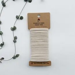 ORGANIC BIODEGRADABLE PLASTIC FREE HAIR TIE